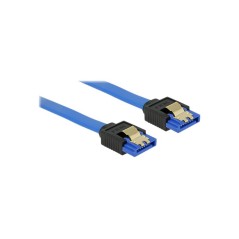 DeLOCK Serial ATA Cable Blue 50cm - High-Quality, Reliable Data Transfer Solution!